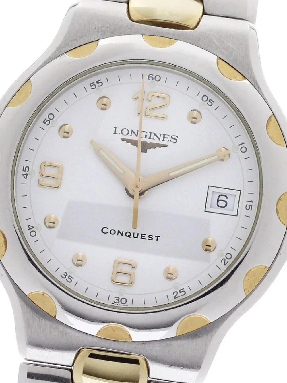 LONGINES Conquest L1.631.3 Date white Dial Quartz Men's Watch_969928